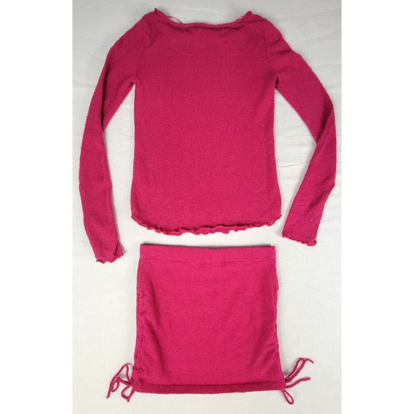 Free People Beach Cabo Sweater Skirt Set Love Potion Womens Size XS New With Tag - Picture 3 of 14